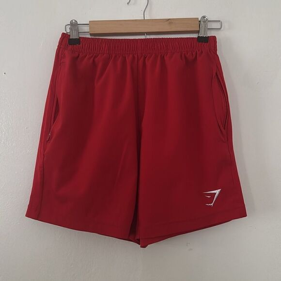 Gym Shark men’s red Short EUC - Picture 2 of 6